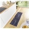 Hanse Home Cook & Clean - Tappeto da cucina antiscivolo, facile da pulire, per cucina, corridoio, ingresso, sala da pranzo, 50 x 150 cm