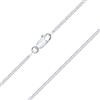 PLANETYS - Catenina Argento Sterling 925 Rodiato Modello Marinara Larghezza: 1.8 mm Lunghezza: 50 cm