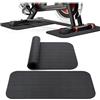 Hahorpa 2Pezzi Tappetino Protezione Pavimento per Attrezzi Fitness, Tappetino Antiscivolo Doppia Faccia in Silicone, Tappeto di Protezione per Pavimento, Sottopattino per Attrezzatura Sportiva, Tapis Roulant