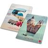 Pigna, Cartella portadocumenti con elastico DREAM CITIES, dorso 1,2, formato 26x35,5 cm., pacco da 6 pezzi