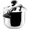 Taurus Classic Moments 10L - Pentola a pressione, valvola di regolazione della pressione, tocco freddo, per tutti i fornelli, lavabile in lavastoviglie, chiusura con manopola girevole