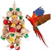 JSMTKJ Giochi per Pappagalli Bird Toys Giocattoli per Gabbia da Masticare Giocattoli per Gabbia da Masticare per Cockatiels, Pappagallini e Uccelli Adorabili
