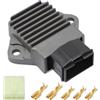 GNXfixt Regolatore raddrizzatore Moto SH633-12 SH638-12 31600-KY2-703 - per Varadero XL 1000 V, CBR 600 900, VFR 750, CB 400 500, NT 650 V, VT 750 Shadow, RVF 4000, PC800