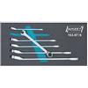 Hazet 163-97/6 Serie Di Chiavi Combinate A Forchetta/Ad Anello Con Cricchetto, Multicolore, Numero Utensili 6