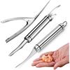 SVOCK 3 Pezzi Shrimp Peeler, Set di Coltello Gamberi All In 1, Coltello per Gamberi in Acciaio Inox, 5 In 1 Pela Gamberi, Forbici di Gamberetti Sbucciati per Prodotti Come Gamberi e Pesce