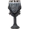 FIYSON Calice da vino vintage medievale, 250 ml, la bella tazza da vino dorata, realizzata a mano, calice con fiori in rilievo, per bevande e whisky, forniture per feste (imparare)