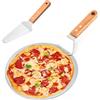 Blackmoor 65369 Pala Per Pizza In Alluminio 30,5x30,5 Cm – Manico Staccabile E Pieghevole, Resistente Al Calore (-10° A 280°C), Ideale Per Pizze Fatte In Casa