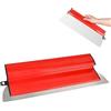 MJFENDAI Spatola professionale per cartongesso, 40 cm, spatola per intonacare professionale con manico a forma di Z, per cemento e cemento, intonacatura pareti (rosso)