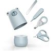 sivenciaga Baby Grooming Gift Set for New Parents and Kids (Blue Bear)