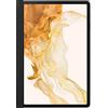 Samsung Note View Cover Custodia a libro con Copertina Trasparente per Galaxy Tab S7+ | Tab S7 FE | Tab S8+, Nero