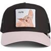 Goorin Bros. Goorin Bros Cappellino Trucker Nero con Patch Gatto, Stile The Sphynx Sport, Collezione The Farm, Maglia Traspirante