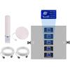 KKBSTR Amplificatore 4G 5G Ripetitore Segnale Cellulare 5 Bande, Migliora il Seg
