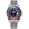 ADDIESDIVE Orologi GMT Uomo Orologio Analogico al Quarzo Uomo Lunetta girevole bidirezionale Impermeabile 200 Metri Luminoso BGW9 Blu