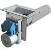 oomvarmer Trasportatore coclea pellet completa con motore 2rpm3 rpm vite motoriduttore coclea trasporto pellet caricatore stufa (3 rpm)