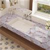 CRE8TIVE Pellicola adesiva effetto marmo, rosa, autoadesiva, impermeabile, 30 cm x 200 cm, per mobili, moderna, cucina, lucida, in vinile, per bagno, piano di lavoro, armadio
