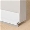 ZMZaoan 100cm Bianco Paraspifferi per Porte, Sottoporta Anti Insetti in Silicone, Sotto Porta per Scarafaggi, Guarnizione Porta a Spazzola per Blindata contro Freddo, Umidità e Rumori (bianco, 100cm)