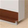 ZMZaoan 100cm Bianco Paraspifferi per Porte, Sottoporta Anti Insetti in Silicone, Sotto Porta per Scarafaggi, Guarnizione Porta a Spazzola per Blindata contro Freddo, Umidità e Rumori (marrone, 100cm)