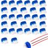 MFCGHXR 30PCS Morsetto blu Connettore 314 Morsetto a 3 Fori Morsetto per Telefono Connettore Filo Tosaerba