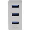 LMP USB-C Tiny Hub 3 porte USB-A per iMac 24 M1 (2021) - Silver