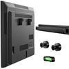 AENTGIU Supporto da parete per TV senza perni, carico massimo 45,4 kg, facile da installare con tutti gli accessori inclusi