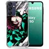 Cokitec Custodia rinforzata per Samsung Galaxy A16 5G Manga Demon Slayer Tanjiro