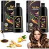 Bukezudang Shampoo colorante per capelli, sham/poo colorante per capelli castano chiaro, sha/mpoo istantaneo per cap/elli, 2025 New Hair Loss,shampoo colorato per uomo e donna,2 pezzi
