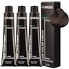 Femmas, Colore per capelli 3x Castano Chiaro Freddo 5.91 I Colore in crema per capelli con olio di argan, cheratina e ceramidi I Colorazione o tonalizzazione duratura per capelli per risultati di