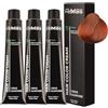 FemMas Tinta per capelli 3x Biondo Rame 7.4 I Tinta per capelli in crema con olio di Argan, cheratina e ceramidi I Come colorazione permanente o tonalizzazione per risultati di colore brillanti e