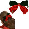 Sisadodo Fiocchi per capelli natalizi per ragazze e donne, fermaglio per capelli con fiocco rosso, per donne, albero di Natale, clip per adolescenti, ragazze, campane di Natale, accessori per costumi da donna