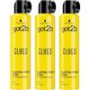 got2b Schwarzkopf Got2b - Colla spray, confezione da 3 (3 x 300 ml)
