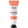 MUA Makeup Academy Blushed Liquid Cream Blush, fard in crema altamente pigmentato per guance e labbra, rosa nebbiosa, 10 ml, vegano e cruelty free