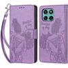KENHONER Custodia per Motorola Edge 60 Fusion/Edge 60 Cover, Viola