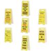 lasuroa 7 Pz Divertenti Porta-Note Adesive, Porta-Memo in Acrilico per Ufficio Divertenti Cartelli da Scrivania, Perfetti per Colleghi Dipendenti Capi e Compagni di Squadra (Giallo)