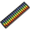 SEMINISMAR Abaco aritmetico tradizionale,Abacus,Bambini Matematica Strumento di calcolo educativo,Fyore Corridoio cinese vintage in legno a 15 cifre,Abacus Cinese Calcolatrice Telaio (Colore)