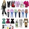 WanderGo 19 vestiti e accessori per bambole, cappotto con stampa leopardata, set da 4 pezzi + 3 gonne + 1 set maglione e pantaloni + 7 paia di scarpe + 1 paio di occhiali + 1 borsa per bambole da 29 cm, regali