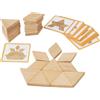 Wooden Story Incastri Geometrici - Legno Naturale (sviluppo psicomotorio e associazione delle forme) unisex (bambini