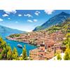 Ulmer Puzzleschmiede - Puzzle Lago di Garda - Classico puzzle da 2000 pezzi del Lago di Garda - la pittoresca vista della località Limone sul Garda, Lombardia, Nord Italia