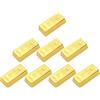 TOYANDONA Faux Lingot Dor, Lingot dor 8 pezzi Mattoni dor Lingots dor per Le Film Prop Novell Gift Joke ( 2.3X1 1X0. 6 Pollici )