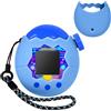 ANKHOH Custodia per Tamagotchi Paradise Custodia in Silicone Morbido, Protettiva Skin per Virtual Pet Game Machine con Cordino Staccabile Porta Anti-Goccia Portatile, Blu