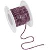 PATIKIL 10 Iarde di Catena A Cristalli Strass Viola Chiaro (2mm)