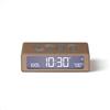 Lexon Flip Mini Sveglia Digitale da Viaggio, Orologio LED On/Off con Luminosità Regolabile, Ricaricabile e Tattile, Ideale come Sveglia da Comodino - Oro Soft
