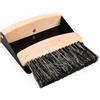 FLZONHUT Set Piccolo con Paletta e Scopa,Mini Scopa,Spazzola Tavolo Paletta Set,Mano con Raccogli Briciole da Tavolo per Ufficio,Casa,Cucina (15,5 x 10,5 x 4 cm,Nero)