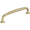 Amerock | Tirante per armadio | Champagne dorato | 128 mm (128 mm) | Rinomata | Hardware per cucina e bagno | Hardware per mobili