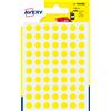 AVERY Blister 490 etichetta adesiva tonda PSA giallo Ø8mm Avery PSA08J