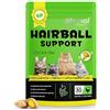 Onznoz Hairball Relief Delicati per gatti e gattini, supporto per le palle di capelli, aiuta a prevenire e rimuovere i peli, eliminare i peli ingeriti, salute della pelle e del pelo 100 g