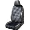 WALSER Coprisedile auto Luxor, coprisedile auto universale per sedili anteriori, protezione per sedili e schienali con rivestimento antiscivolo