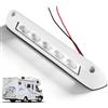 OUKENS RV LED Light, 12V/24V RV LED Light Universal 8W impermeabile tenda veranda lampada bar camper illuminazione esterna