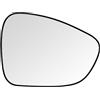 SENZEAL Vetro dello Specchietto Lato Passeggero Riscaldato con Piastra Portante per Citroen C3 C4 C5 2009-2016 DS3 DS4 DS5 2011-2018 Peugeot 508 508SW 2010-2018 (Destro)