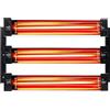 DATOUBOSS Lampada Infrarossi Per Carrozzeria 3000W 230V Lampada per Asciugatura Vernici Auto, Carrozzeria, Officina e Rivestimenti per Mobili, Adatta a Cabine di Verniciatura e Ritocchi