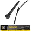 MIKKUPPA Tergicristallo posteriore compatibile con Caddy 04-15, T5 03-15, braccio tergicristallo posteriore con spazzole tergicristallo, lunghezza: 410 mm